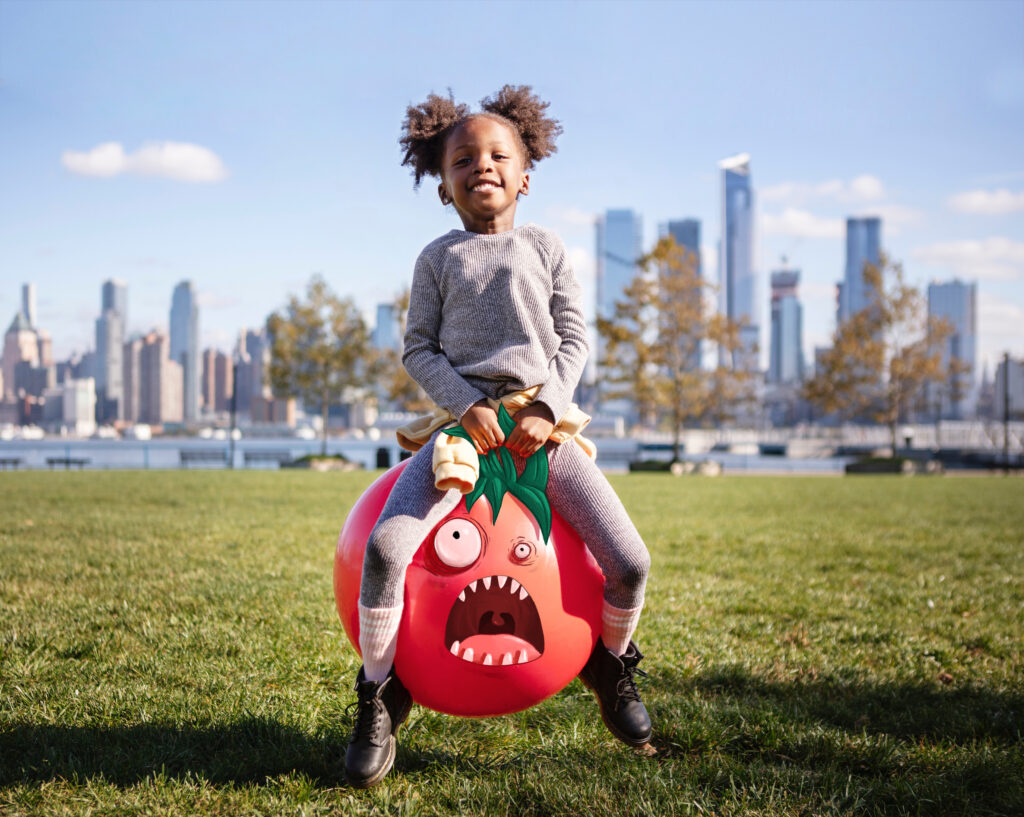 Encouraging active play for healthy growth collage kid having fun